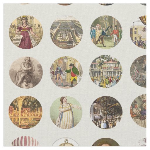 Vauxhall Garden Fabric Circles