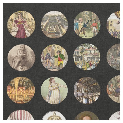 Vauxhall Garden Fabric Circles