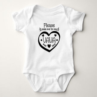 Vava Grandmother Gift, Vava, Vava Baby Bodysuit