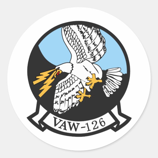VAW-126 Seahawks Classic Round Sticker (Front)