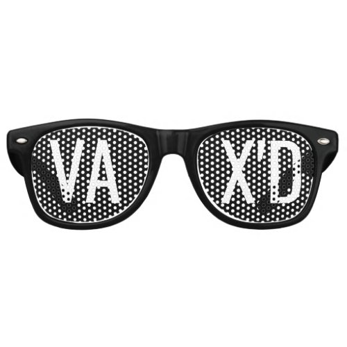 VAXD Covid Vaccination Humor Summer Party Funny Retro Sunglasses