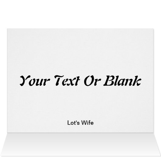 Vayeira - Lot's Wife (Inside Horizontal (Top))