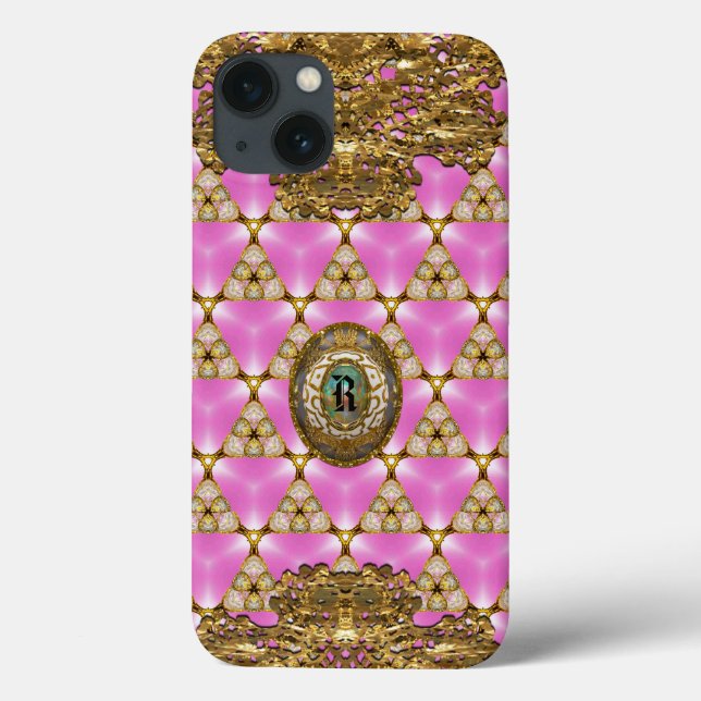 Vaylecourt Elegant Monogram  Case-Mate iPhone Case (Back)