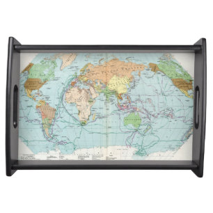 Vazhneishie Inostrannye Krugosvetnye Zkspeditsii Serving Tray