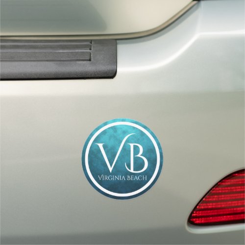 VB Virginia Beach VA Car Magnet