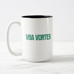 VBA Vortex Excel Macro Automation Expert Design Two-Tone Coffee Mug