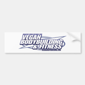 VBB_logo Vegan Bodybuilding Bumper Sticker