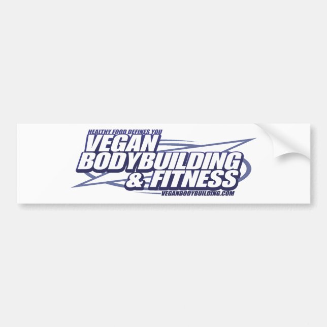 VBB_logo Vegan Bodybuilding Bumper Sticker (Front)