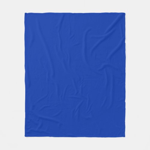 VBRANT Blue CUSTOMIZABLE Fleece Blanket