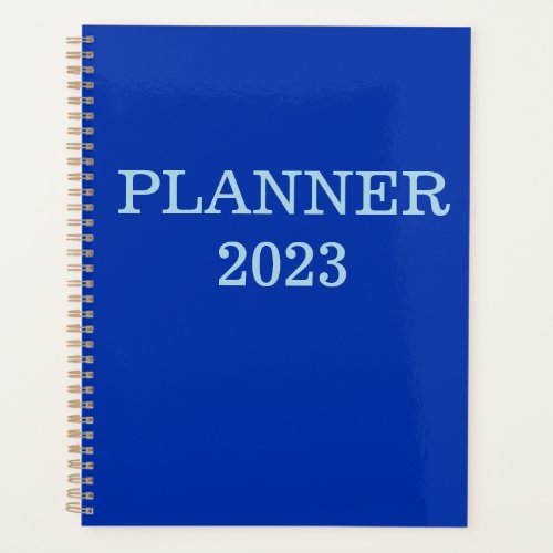 VBRANT Blue Planner