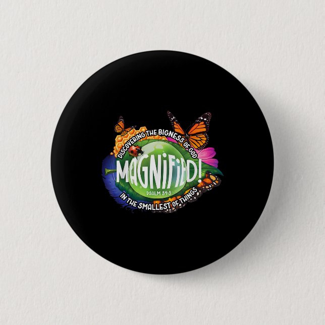 Vbs 2025 Magnified Smallest Insects Adventure  Button (Front)