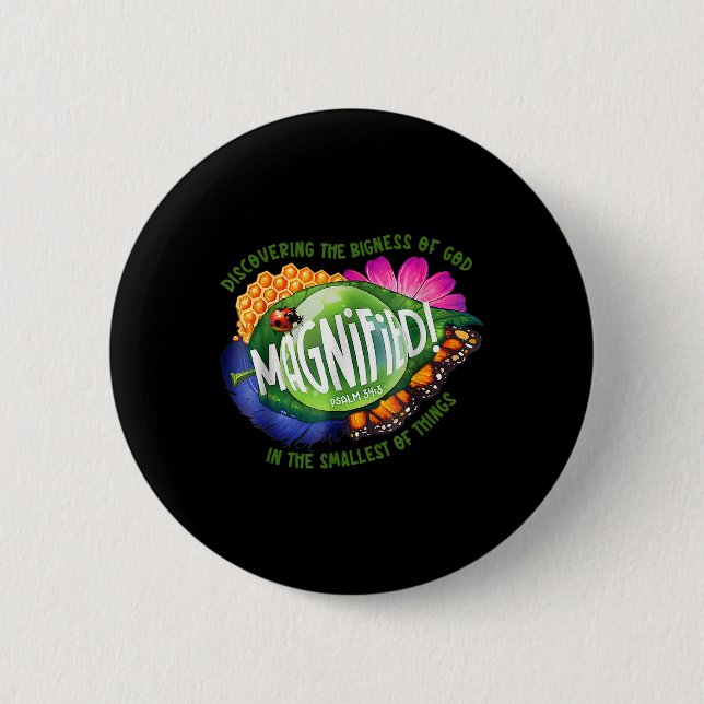 Vbs 2025 Magnified Smallest Insects Adventure Vbs  Button (Front)