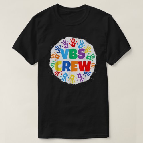 Vbs Crew 2022 Vacation Bible School Bleached Handp T_Shirt