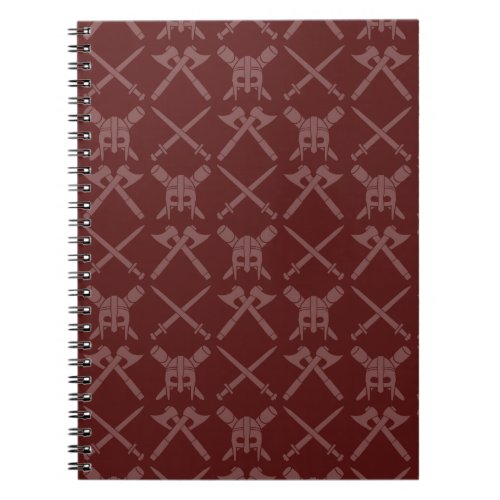 VC Pattern Spiral Notebook