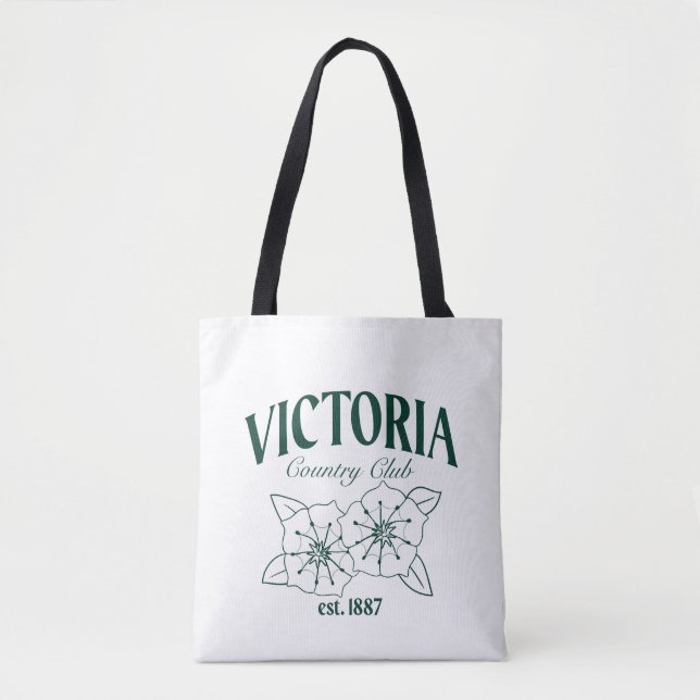 VCC Logo by Haley - Green Tote Bag (Front)