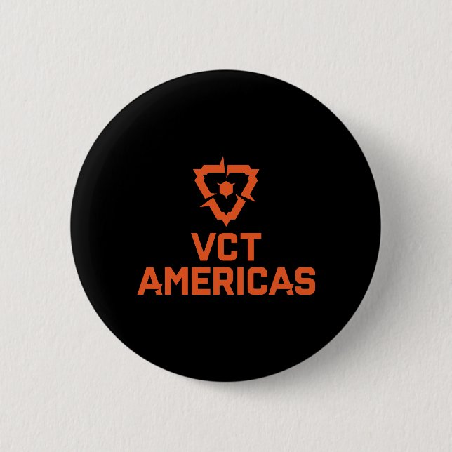 VCT Americas Valorant Button (Front)