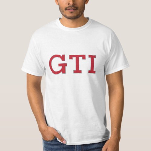 VDUB GTI badge red _ silver t_shirt