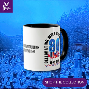 VE DAY 80th Anniversary Victory in Europe WW2 Mug