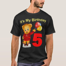 Vebyhogh - Daniel Tiger Kids/Toddler/Adult Birthday T Shirt Vebyhogh - Daniel Tiger Kids/Toddler/Adult Birthday T Shirt
