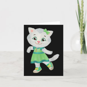 Vebyhogh Katerina Kitty Cat Toddlerkidsadults  Card