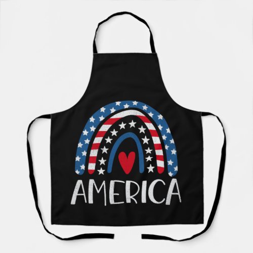 Vector 4th july american independence day 1 apron