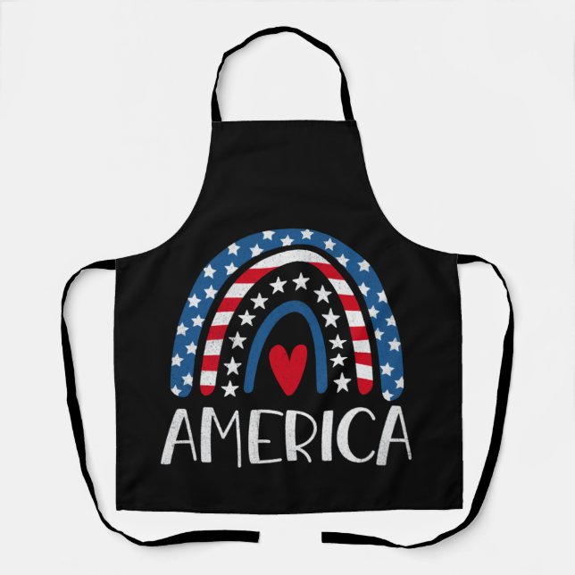 Vector 4th july american independence day (1) apron (Front)