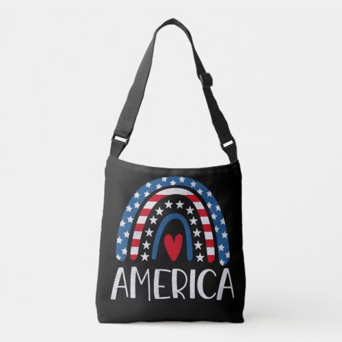 Vector 4th july american independence day 1 crossbody bag