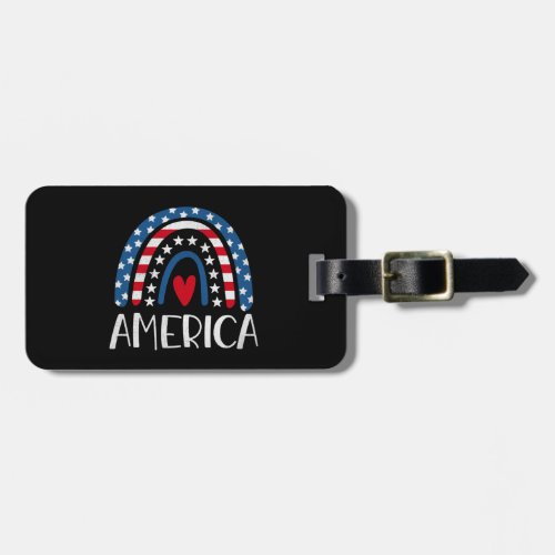 Vector 4th july american independence day 1 luggage tag