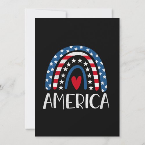Vector 4th july american independence day 1 thank you card