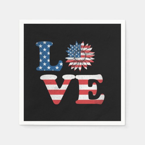 Vector 4th july american independence day  napkins