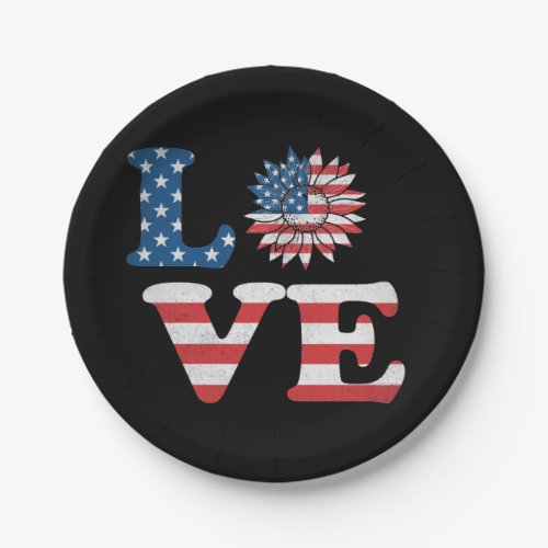 Vector 4th july american independence day  paper plates