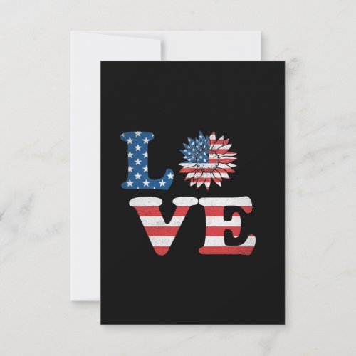 Vector 4th july american independence day  thank you card