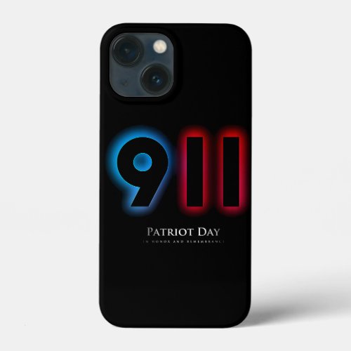 Vector 911 patriot day iPhone 13 mini case