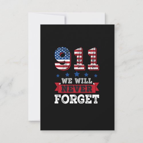 Vector 911 we will never forget t shirt invitation