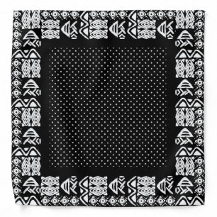 Vector american ethnic seamless pattern bandana