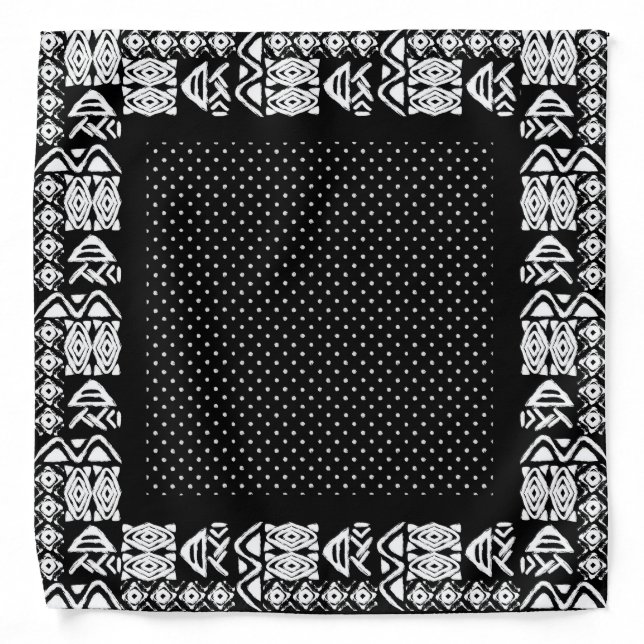 Vector american ethnic seamless pattern bandana (Front)
