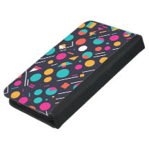 Vector Art Wallet Case: Crisp Lines, Bold Colors,