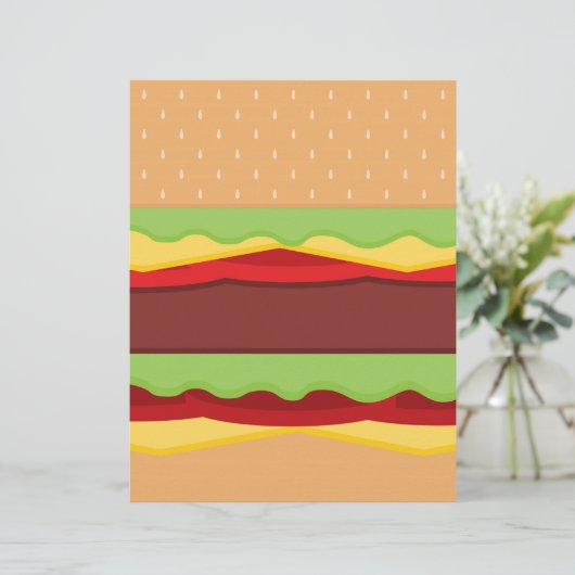 Vector Burger Time Background (Standing Front)