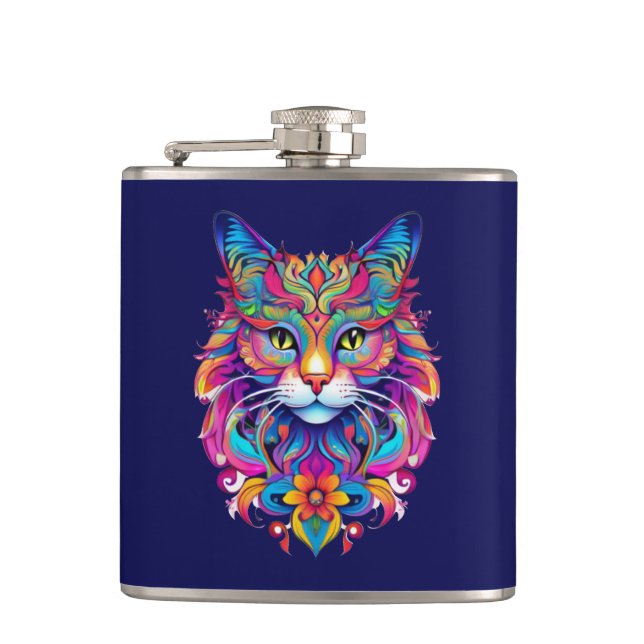 Vector Cat Flask (Front)