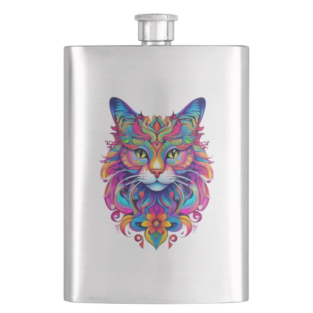 Vector Cat Flask (Front)