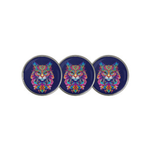 Vector Cat Golf Ball Marker
