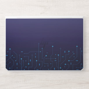 Vector circuit HP EliteBook 1050 G1 Laptop Skin