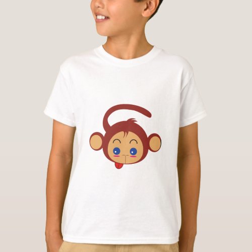 vector design monkey Sticker T_Shirt
