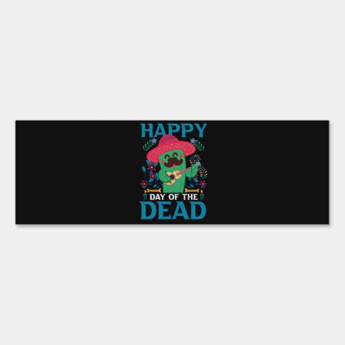 Vector dia de los muertos t_shirt design template sign