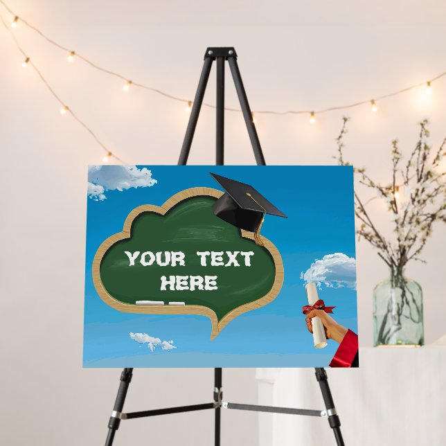 Vector drawing for graduation foam board (In Situ (Stand))