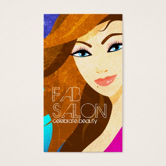 Vector Female - Amber 01 Business Card
