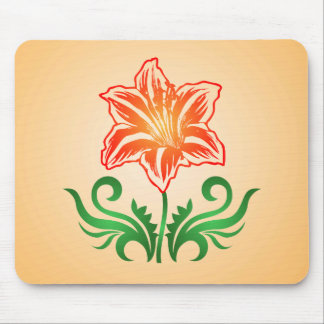 Vector Flower: Mouse Pad