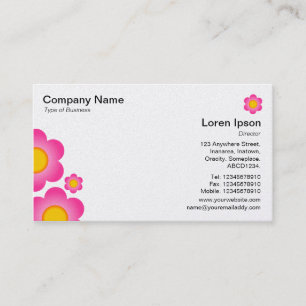 Vector Flower - (Platinum Card) Business Card
