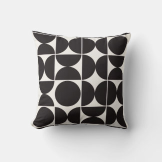 Vector geometric design pattern throw pillow