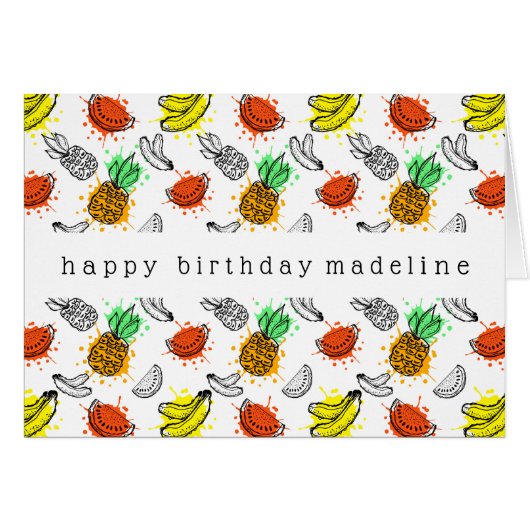 Vector Graphic Seamless Pattern Cards (Front Horizontal)